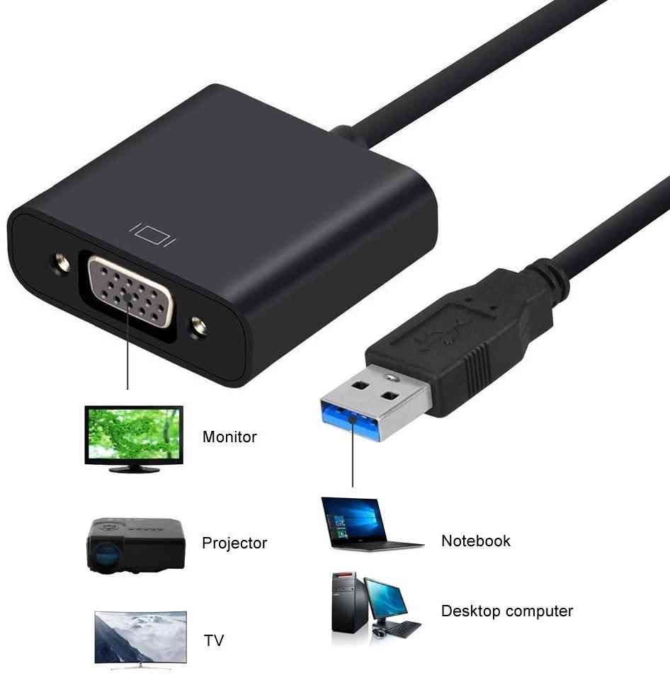 USB to VGA Video Adapter 6