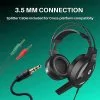 HP Wired Gaming PC Headset Stereo Sound HP H100 Headphone Headphones