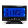Sound Control Backlight Digital LCD Alarm Clock Home Accessories