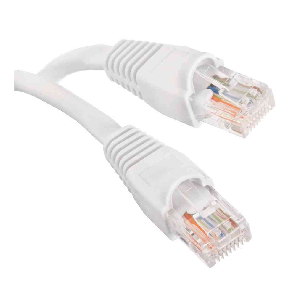 Commercial Electric 100 ft. CAT6 Ethernet Cable in White-BSTC6 ...