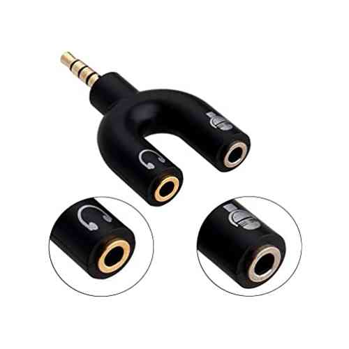 Audio Splitter 3.5mm Jack Aux Cable Headphone Accessories