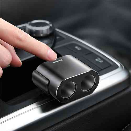 Baseus Car Cigarette Lighter Socket Splitter 12V-24V Dual USB Car Charger Car Care Accessories