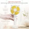 Portable Rechargeable Mini Hand Held Fan with Stand Holder Home & Lifestyle