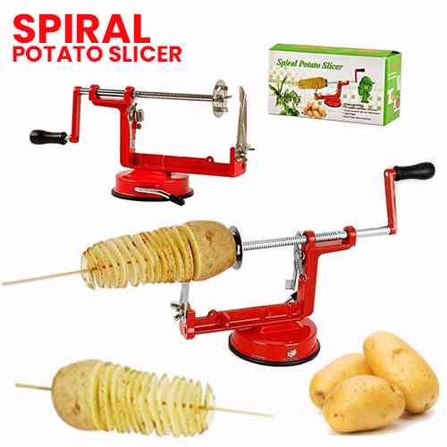 Spiral Potato Slicer Cutting Machine Kitchen & Dining