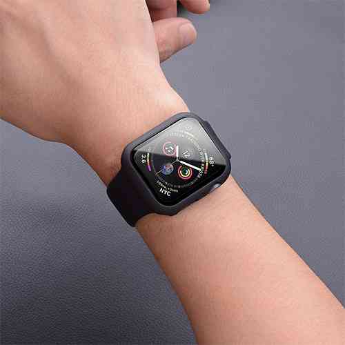 Apple Watch Case with Built-in Tempered Glass Screen Protector Cases