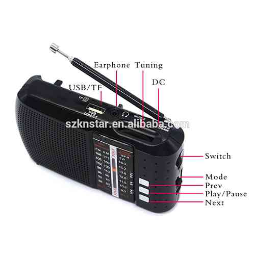 ASTRO Portable FM Radio with USB SD Card support Radio
