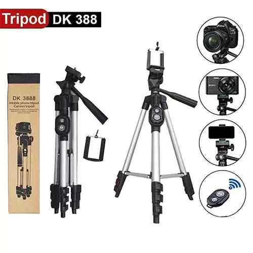 Mobile Tripod Stand With Bluetooth Remote