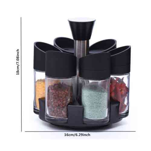 Spice Rack Container 6pcs Kitchen & Dining