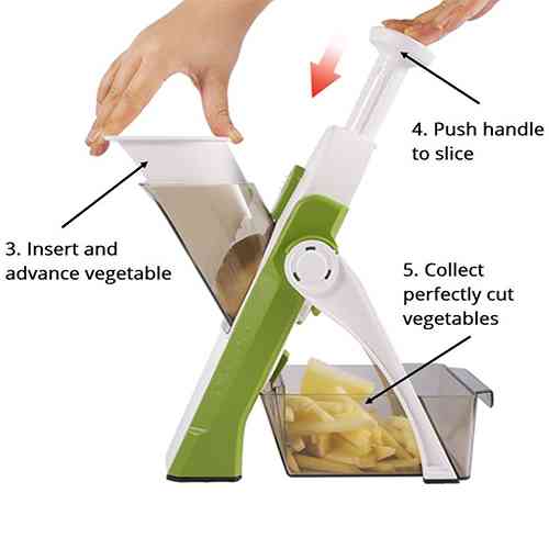 Vegetable Cutter Safe Slice Mandoline Slicer Kitchen & Dining