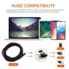 Endoscope Camera 3 in 1 For Android and PC Gadgets & Accesories