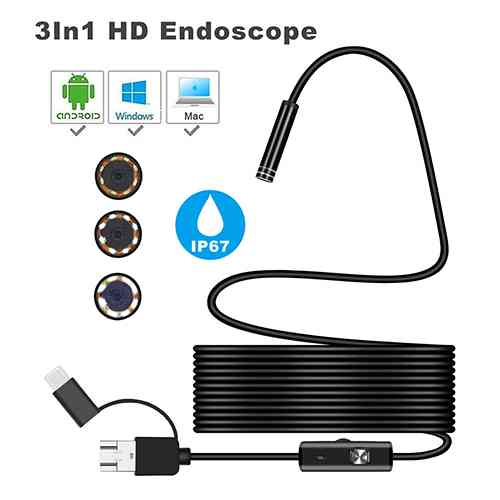 Endoscope Camera Sri Lanka 3 in 1 For Android and PC ido.lk