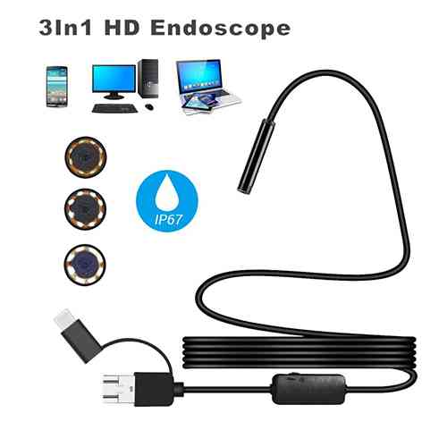 Endoscope Camera Sri Lanka 3 in 1 For Android and PC ido.lk