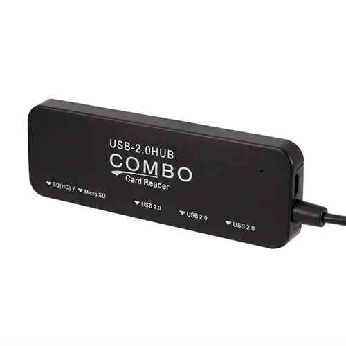 5 Port 2.0 USB HUB COMBO Card Reader Computer Accessories