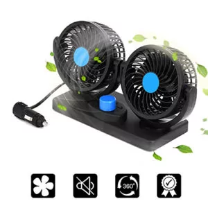 12V Dual Head Fan for Any Vehicle Car Care Accessories