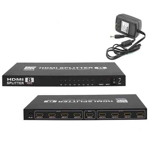 8 Port HDMI Splitter 1 in 8 out Full HD 1080P Computer Accessories