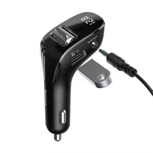 Baseus Car FM Transmitter F40 Streamer AUX Wireless MP3 Car Care Accessories