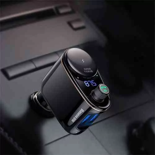 Baseus Locomotive FM Transmitter Bluetooth MP3 Vehicle Charger Car Care Accessories