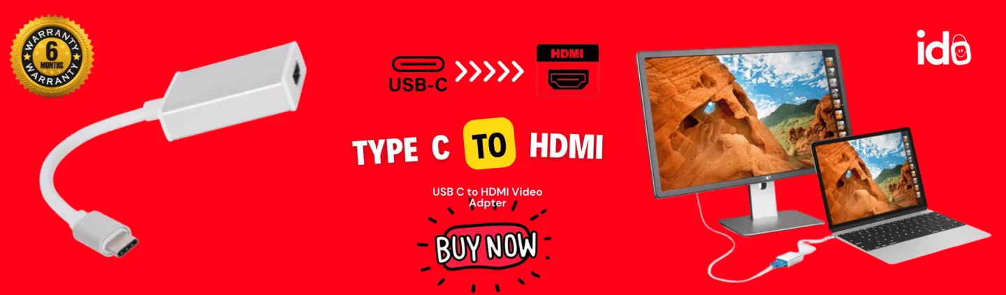 Buy USB C to HDMI Converter Best Price in Sri Lanka From ido.lk