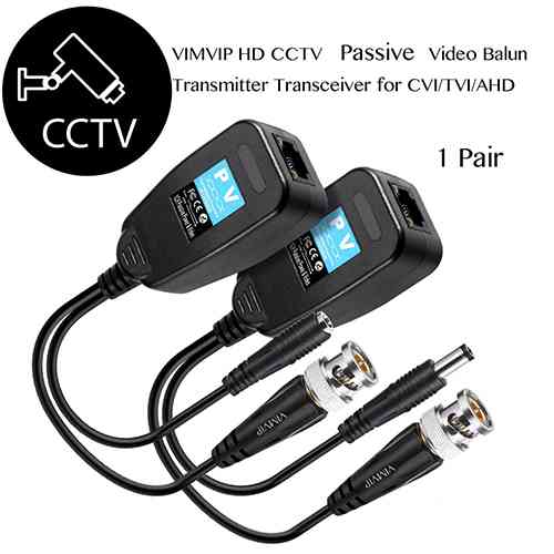 Passive HD Video Balun 5MP PV/PVA  with Power Connector RJ45 Security Camera