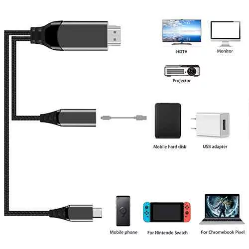 Type C to HDMI Cable Adapter Sri Lanka