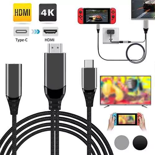 USB C to HDMI Cable Mobile Accessories