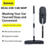 Baseus Dual-Use Car Mop Adjustable Car Wash Brush Car Care Accessories