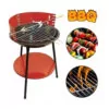 Portable Round Barbecue Grill Rack Oven For Camping Outdoor Accessories