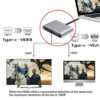 USB C to HDMI VGA Adapter Sri Lanka@ido.lk