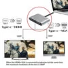 USB C to HDMI VGA Adapter Computer Accessories