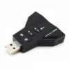 USB Sound Card Adapter External Virtual 7.1 Channel 3D Sound Card Computer Accessories