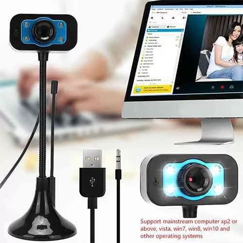 Webcam for Pc and Laptop USB Web Camera 720p @ ido.lk