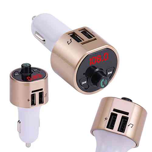 CARA8 FM Transmitter Aux Modulator Car Kit Car Audio MP3 Player with 3.1A Quick Charge Dual USB Car Charger Car Care Accessories
