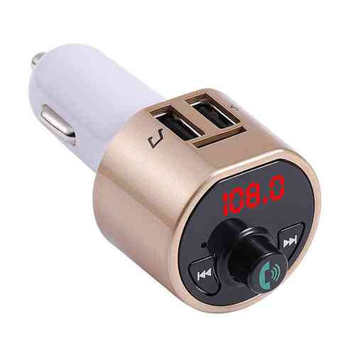 CARA8 FM Transmitter Aux Modulator Car Kit Car Audio MP3 Player with 3.1A Quick Charge Dual USB Car Charger Car Care Accessories