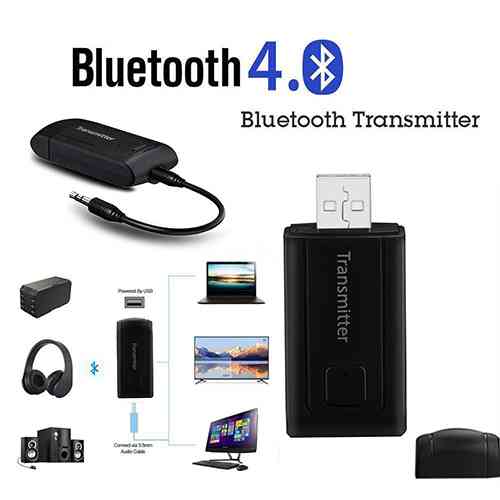 Wireless Bluetooth 4.0 Transmitter Stereo Audio Music Adapter Gadgets & Accesories
