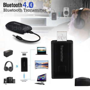 Wireless Bluetooth 4.0 Transmitter Stereo Audio Music Adapter Gadgets & Accesories