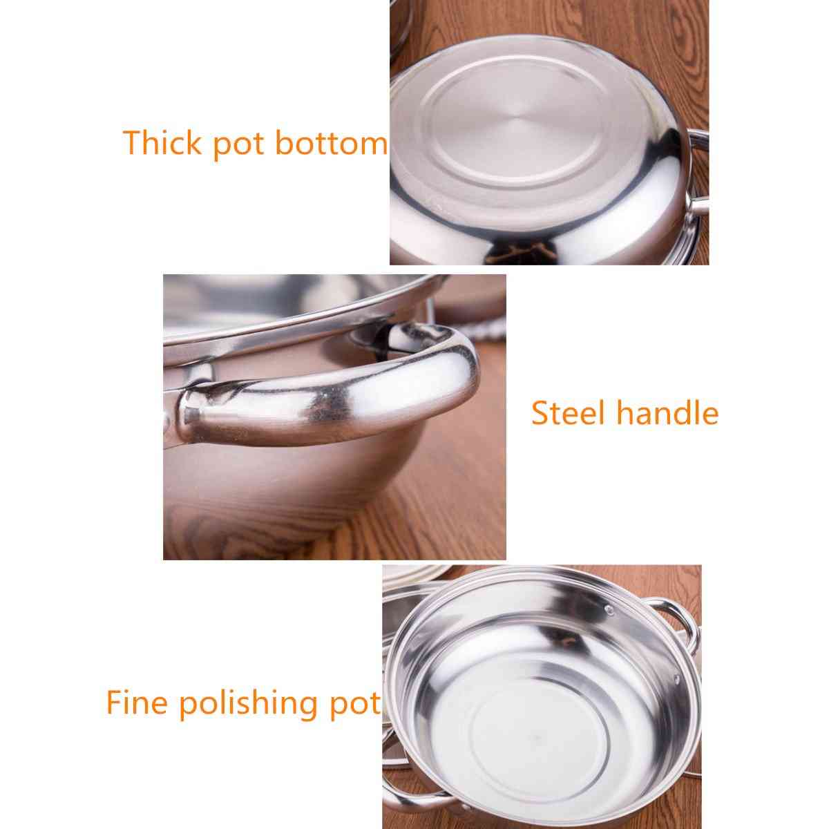  2 Tiers design and ergonomic handle for taking food easily. 