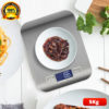 5kg Digital Kitchen Scale Stainless Steel Plate Electronic Weighing Scale Kitchen & Dining