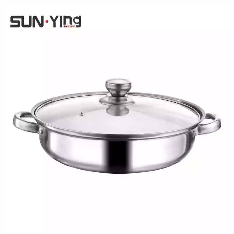 Hot Pot Food Warmer stainless steel1 layer Sauce Pot