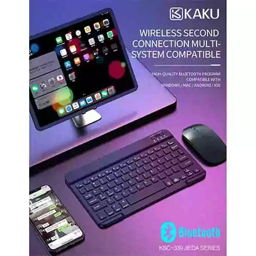 Bluetooth Mini Keyboard 8inch Smart Wireless Keyboard Computer Accessories