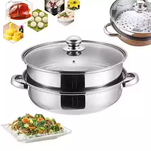 Multifunction Food Steamer Pot Steaming Cookware Kitchen Tool