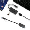 Transcend USB 3.0 4 Port Hub Ultra Thin USB Hub Computer Accessories