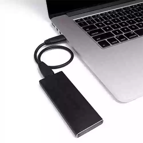 Portable SSD Hard Drive Enclosure USB3.0 to NGFF (M.2) Computer Accessories