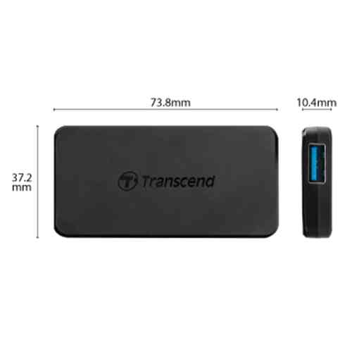 Transcend USB 3.0 4 Port Hub Ultra Thin USB Hub Computer Accessories