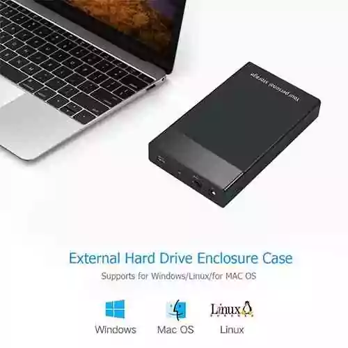Desktop Hard Disk Enclosure USB 3.0 to SATA 3.5 inch HDD Case Computer Accessories