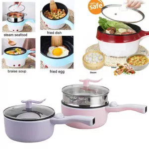 Electric Cooker Hot Pot Multifunction Heating Steamer Frying Pan Kitchen & Dining