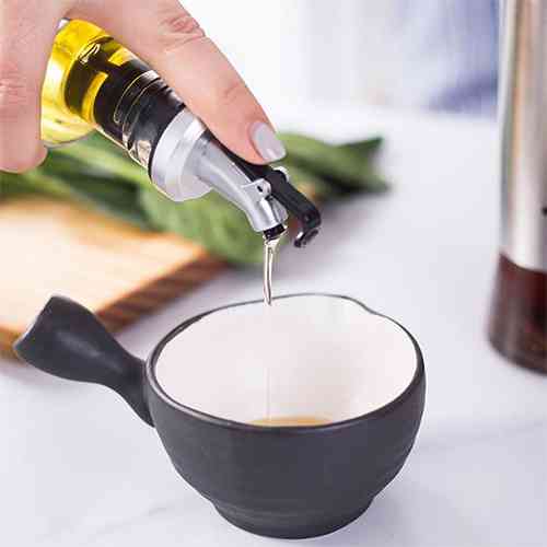 Glass Oil Dispenser Bottle 300ml Leak-Proof Cooking Oil Container Kitchen & Dining