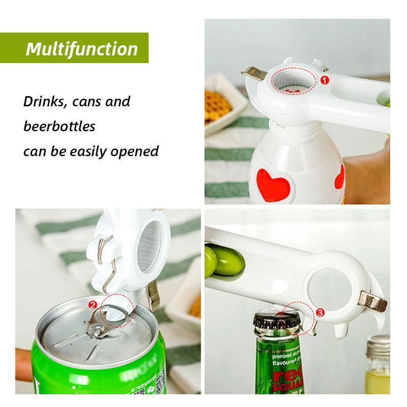 all-in-one mug clamp, beer cap, jar opener, claw Can Bottle Opener Use Safe Comfortable