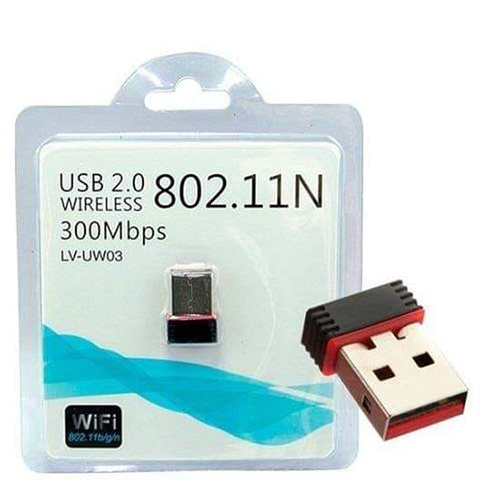 300Mbps Wireless WiFi Adapter 802.IIN Mini USB wifi adapter @ido.lk