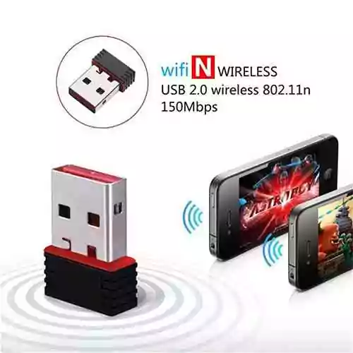 300Mbps Wireless WiFi Adapter 802.IIN Mini USB wifi adapter Sri Lanka@ido.lk