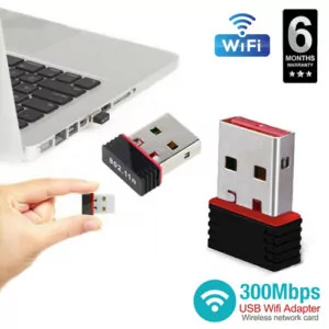 300Mbps Wireless WiFi Adapter 802.IIN Mini USB wifi adapter@ido.lk